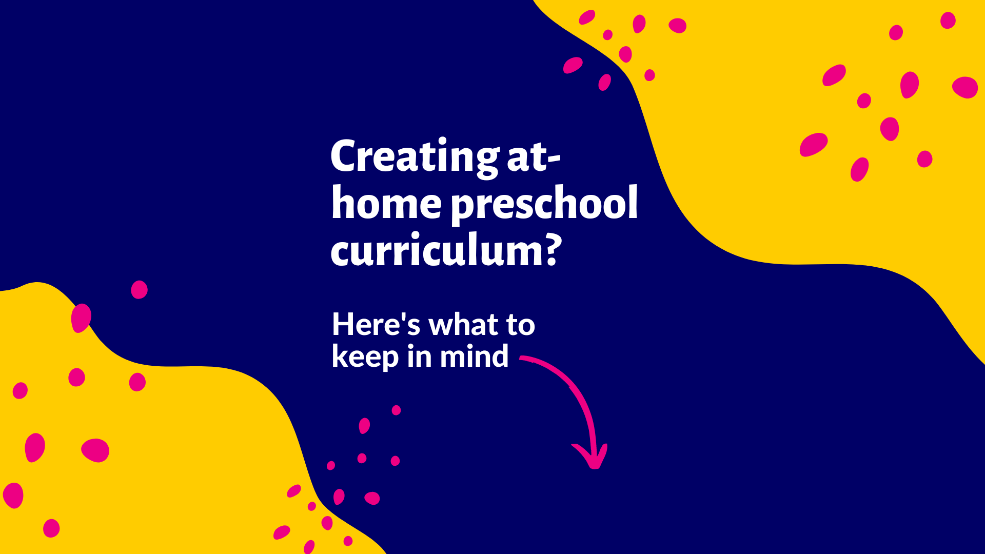 How to Create a DIY Preschool Curriculum